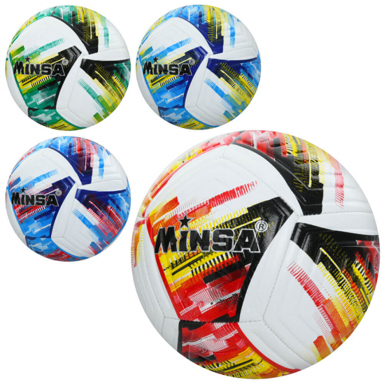 Мяч футбольний розмір 5 матеріал TPU вага 400 г MS3711 - фото 1