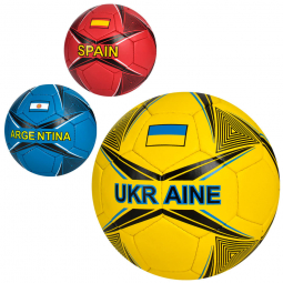 Мяч футбольний розмір №5 матеріал PU вага 400 г 2500-252