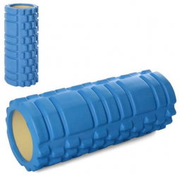 Масажер рулон для йоги матеріал ЕVA розмір 33-14 см синій MS0857-B
