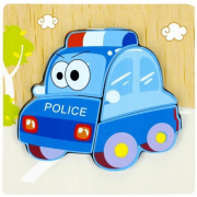 Пазл «Авто-поліція» 4 елементи 500637