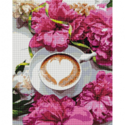 Картина алмазна мозаїка «Аромат кохання» розмір 40-50 см Brushme DBS1016