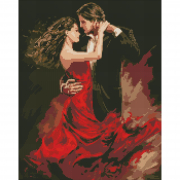 Картина алмазна мозаїка «Танго кохання» розмір 40-50 см Ідейка AMO7802