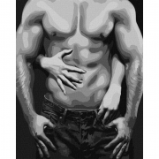 Картина за номерами «Спокусливі лінії тіла» розмір 40-50 см Ідейка KHO8403
