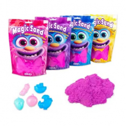 Кінетичний пісок Magic sand колір фіолетовий вага 500 г Strateg 39403-4