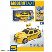 Машина Таксі масштаб 1:16 зі звуком та світлом JS124D