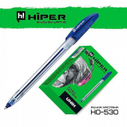 Ручка масляна Hiper Unik 0,7 мм синя 50 шт Hiper HO-530син