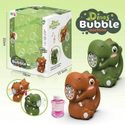 Установка з мильними бульбашками 2 види Динозаврик від батарейок 2 пляшечки з бульбашками Q01B