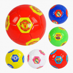 М`яч футбольний 6 видів матеріал PVC вага 100 г розмір 2 C62428