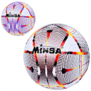 Мяч футбольний розмiр 5 матеріал TPE вага 400 г MS3844