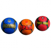 Мяч футбольний розмір 5 матеріал ПУ вага 400 г 3 види 2500-284