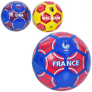 Мяч футбольний розмір 5 матеріал ПВХ вага 340 г 3 види EN3334