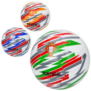 Мяч футбольний розмір 5 матеріал ПВХ вага 300 г 3 види EV-3389
