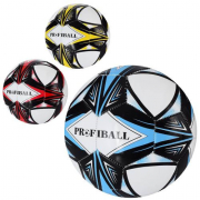 Мяч футбольний розмір 5 матеріал ПВХ вага 300 г 3 види EV-3366
