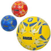 Мяч футбольний розмір 5 матеріал ПУ вага 400 г 3 види 2500-275