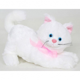 Іграшка мяка кіт Кіс довжиною 29 см з музикою Копіця 0073-61