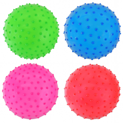 Мяч з шипами гумовий діаметр 20 см вага 68 г 4 кольори MB0113