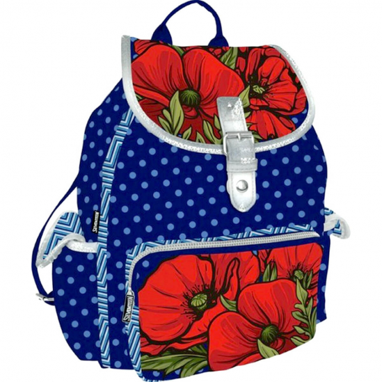Рюкзак с цветочным принтом - фото 1