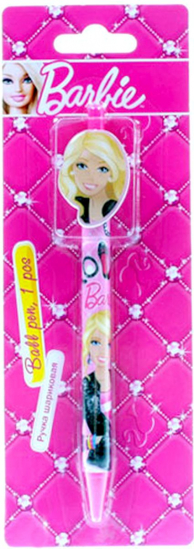 Ручка с фигурным клипом Барби - фото 1