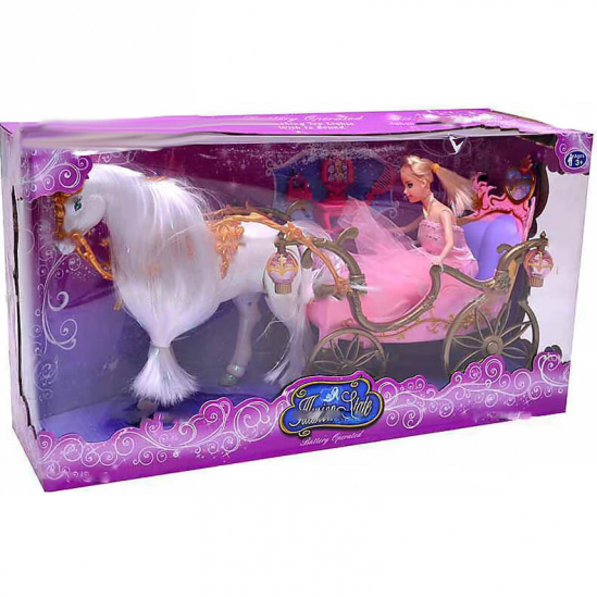 Карета с лошадью и куклой - фото 2