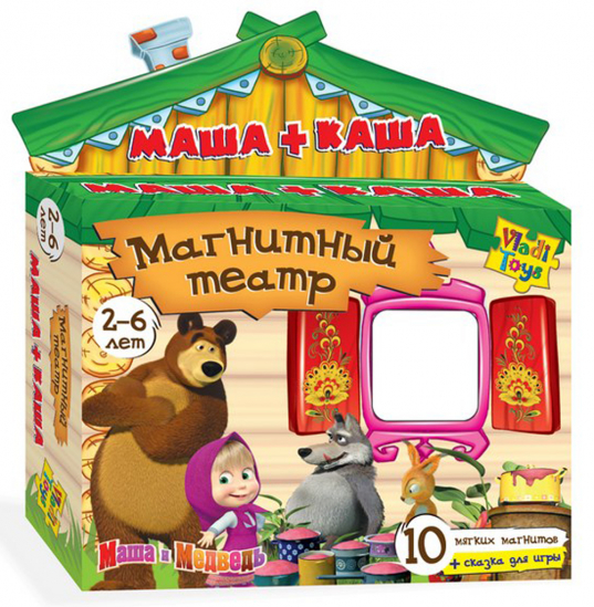 Магнитный театр «Маша+Каша» Маша и медведь - фото 1