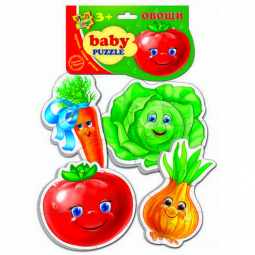Детские пазлы «Овощи»