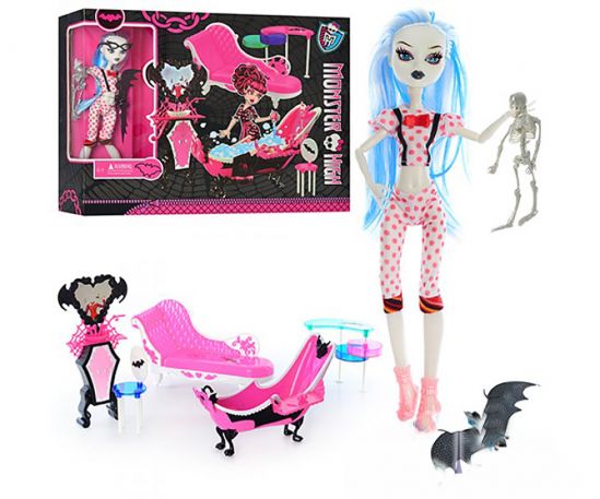 Кукла Monster High с мебелью - фото 1