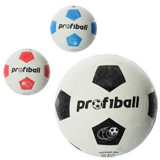 Мяч резиновый футбольный Profi - фото 2