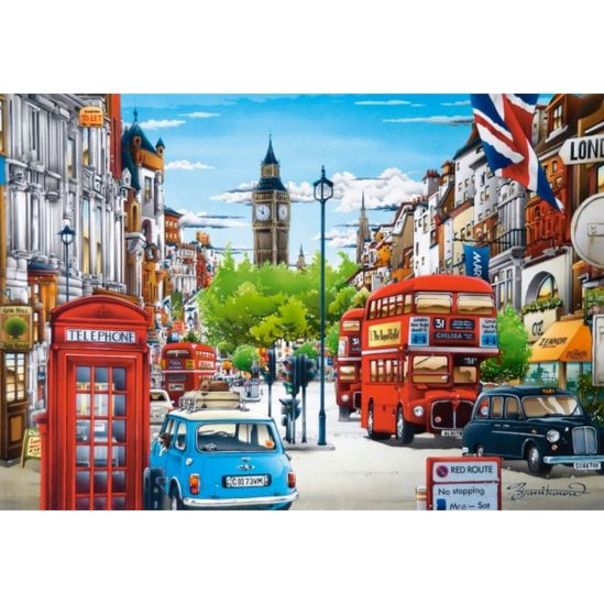 Пазлы Castorland «Улочки Лондона» 1500 эл - фото 1