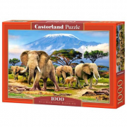 Пазлы Castorland «Слоны» 1000 эл