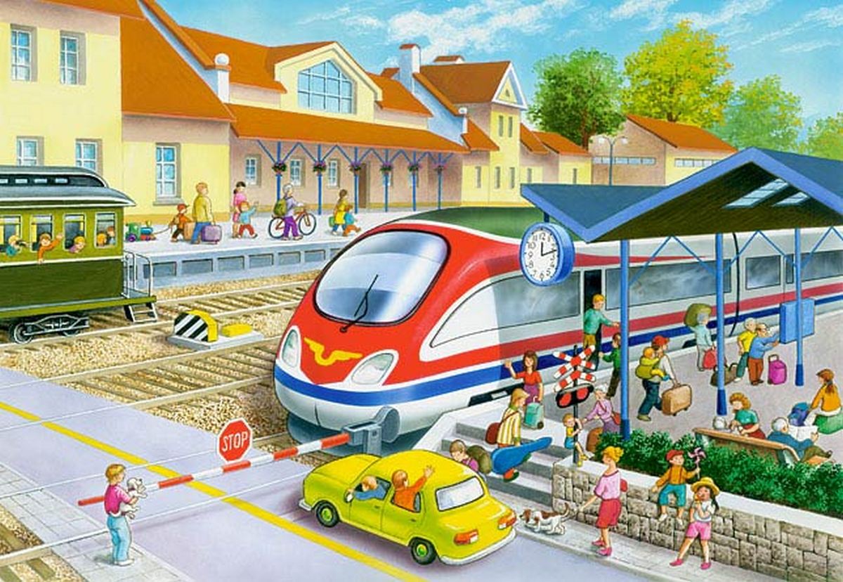 Железнодорожная станция для детей