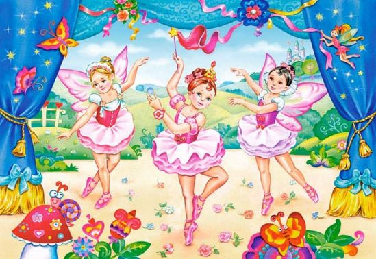 Пазлы Castorland Maxi «Маленькие балерины» (40 эл.) - фото 1