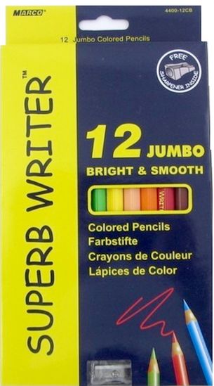 Набор карандашей цветных Marco Superb Writer Jumbo - фото 1