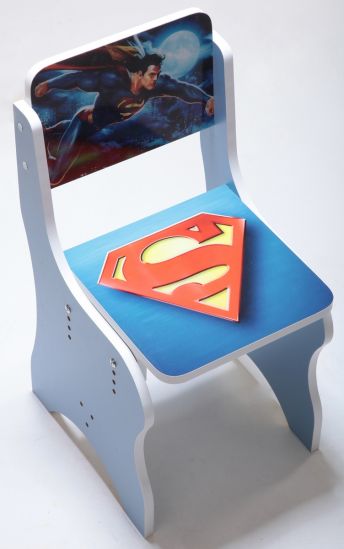 Парта синяя «Superman» со стулом - фото 2