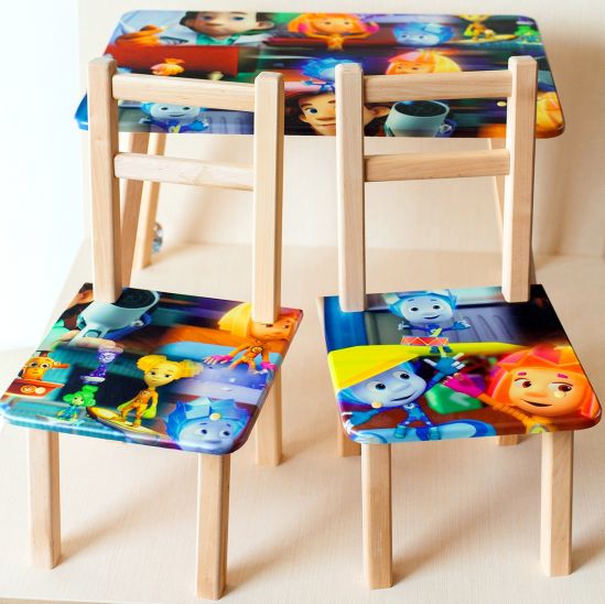 Столик со стульями «Фиксики» - фото 2
