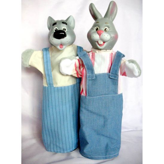 Набор кукол-рукавичек «Волк и Заяц» - фото 1
