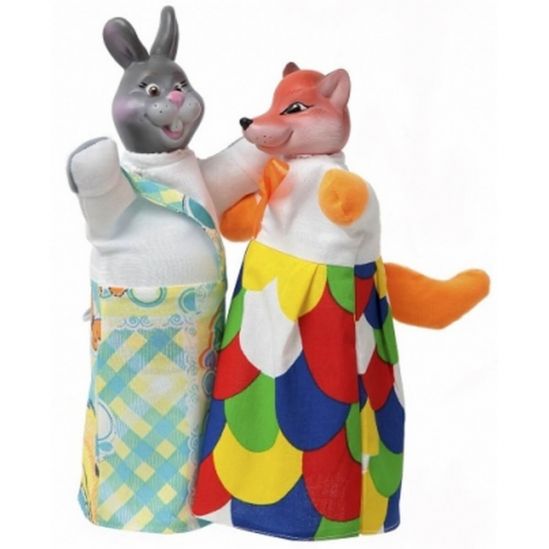 Набор кукол-рукавичек «Лиса и Заяц» - фото 3