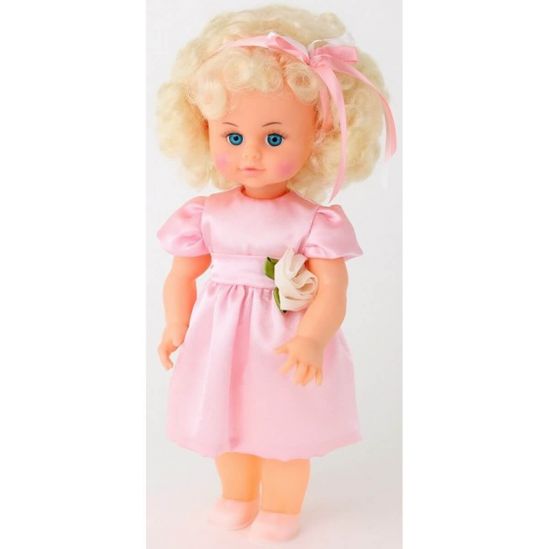 Кукла Милана нарядная в розовом платье - фото 1
