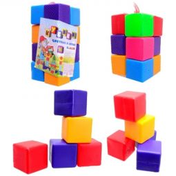 Набор детских цветных кубиков