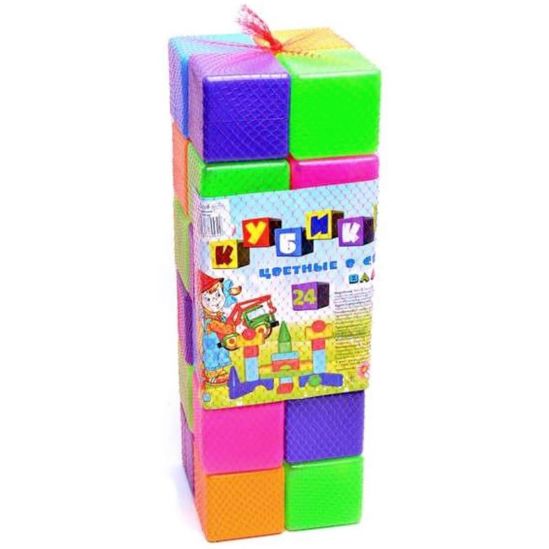 Цветные детские кубики Бамсик - фото 1