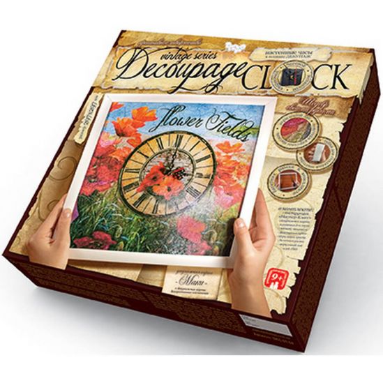 Набор для творчества «Часы Decoupage Clock» с рамкой - фото 2