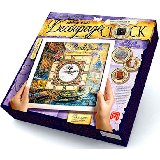 Набор для творчества «Часы Decoupage Clock» с рамкой - фото 5