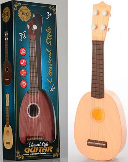 Детская игрушечная гитара 2 вида - фото 1