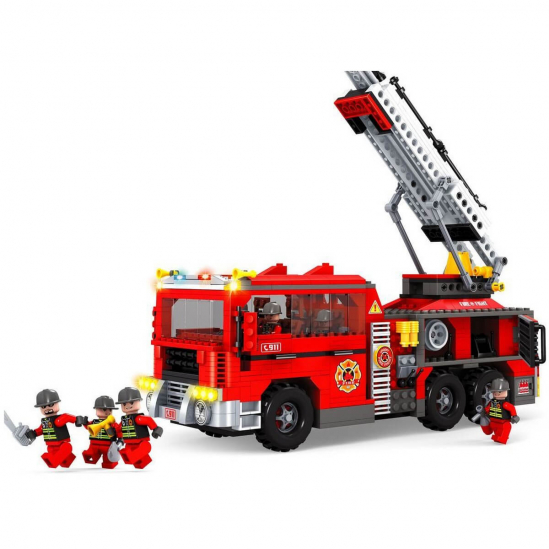 Конструктор Ausini Пожарная машина 21702 - фото 1