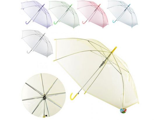 Зонтик детский прозрачный - фото 1