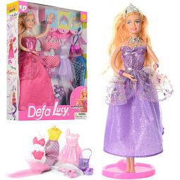 Кукла с нарядами Defa Lucy