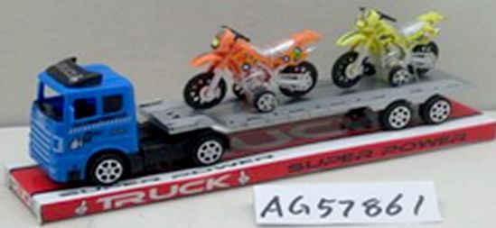 Детский трейлер с двумя мотоциклами - фото 1