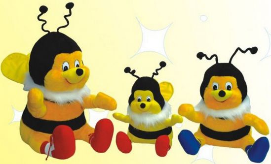 Мягкая игрушка большая Пчелка - фото 1