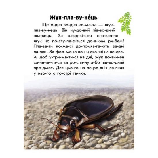 Украинская книга Читаем по слогам Животный мир рек и морей - фото 2