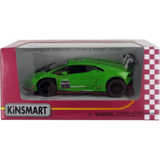 Машинка Kinsmart «Lamborghini Huracan LP620-2 Super Trofeo» - фото 2