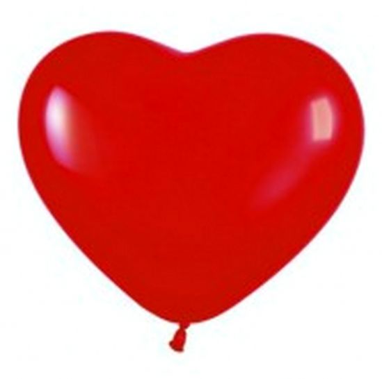 Набор шариков «Сердце» неон - фото 1